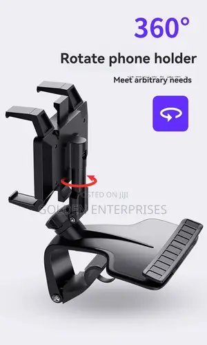 360° Adjustable Car Phone Holder Dashboard Mount