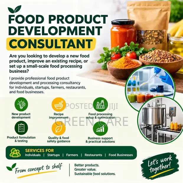 Food Product Development & Processing Consultant - 1
