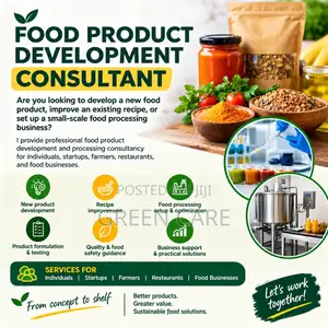 Food Product Development & Processing Consultant