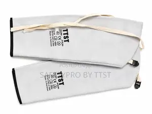 Grey Leather Welding Sleeves
