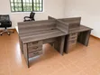 4-Way Office Workstation Desk - Madawati ya Kisasa ya Wafanyakazi - 2