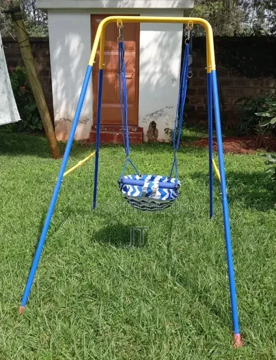 Foldable Indoor/Outdoor Baby & Toddler Swing Set - 1