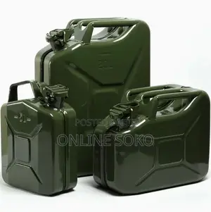 Jerry Can/Jerrican ya Metal 10L & 20L - Chombo cha Petroli/Dizeli