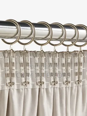 Brand New Metallic Curtain Rings (Drapery Rings)