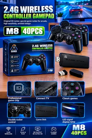 M8 Retro Game Stick Console 4K