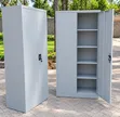 Heavy-Duty Metal Filing Cabinet - 2 Door Lockable Office Storage - 2