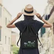 Waterproof Simple Foldable Flower Back Pack Bag - 2