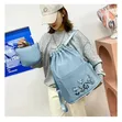 Waterproof Simple Foldable Flower Back Pack Bag - 3