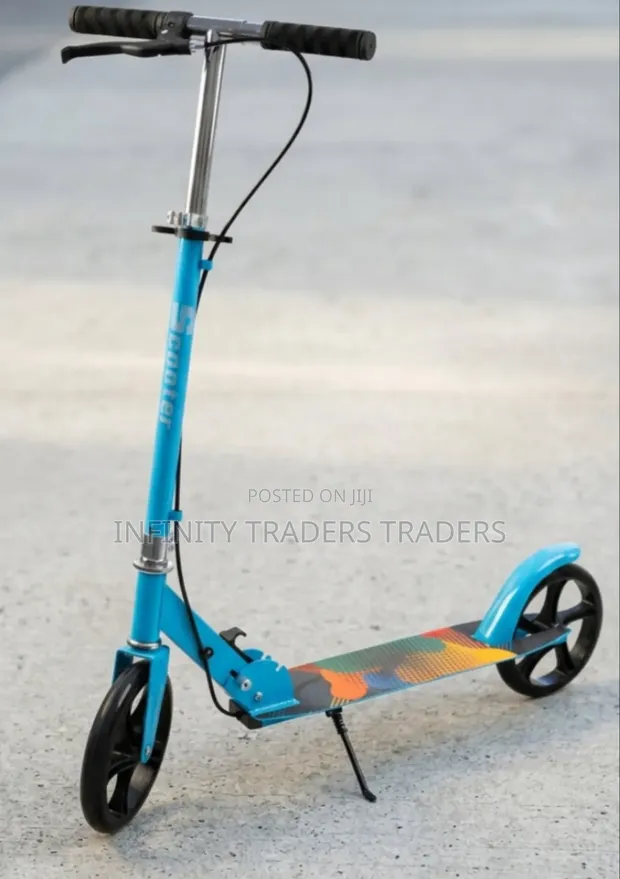 Kick Scooter Inayokunjwa na Handbrake - 1