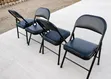 Boss Office Products Leather Padded Folding Chairs (Brand New) - 1