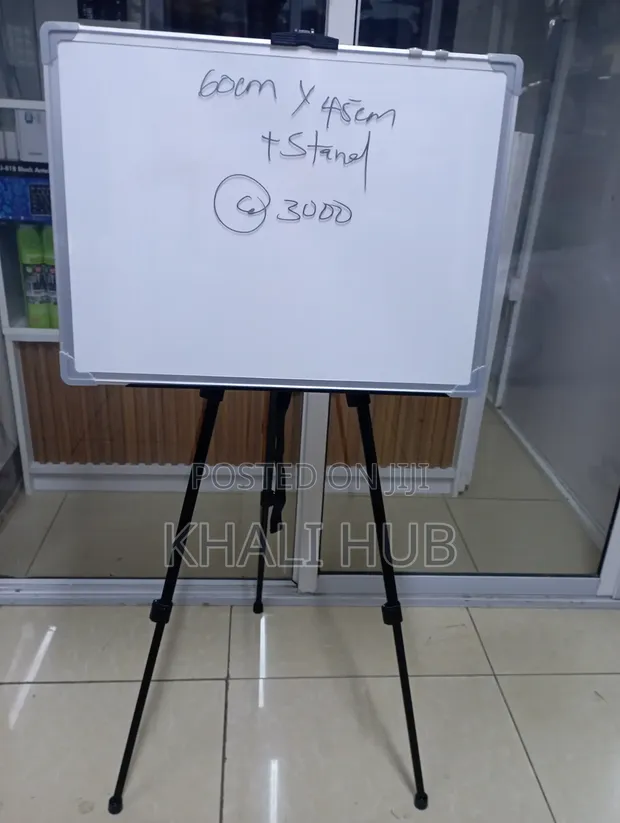 Magnetic Whiteboard with Stand (2ft x 1.5ft) - 1