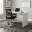 Modern Office Desk with Ergonomic Mesh Chair - 2