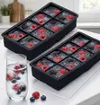 1 PC Black 8-Grid Giant Ice Cube Maker - 1