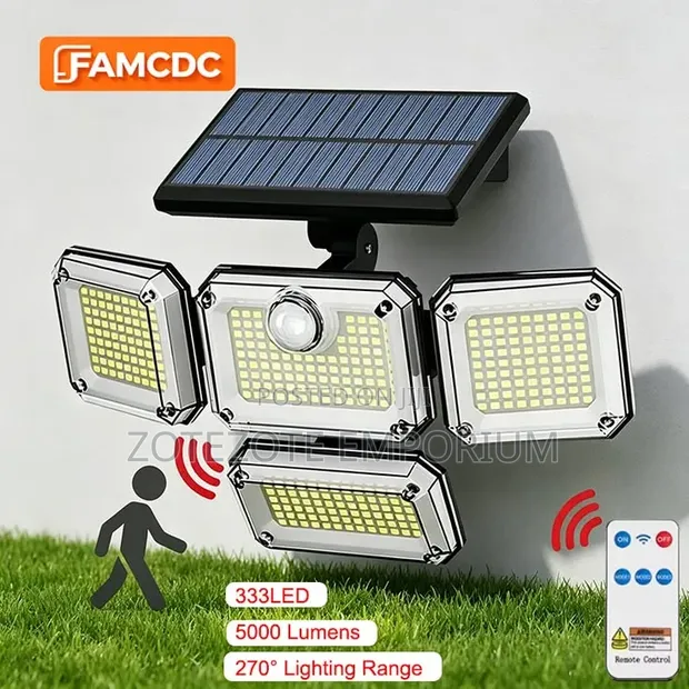 3 Head LED Motion Sensor Light - 1