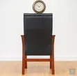 Executive Visitor Chair - Leather & Wood - 2