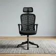Kiti cha Ofisi cha Mesh chenye Ergonomic na Headrest - 1