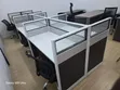 4-Seater Grey Office Workstation - 2