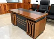 Executive Modern Office Desk - Premium Wooden Finish - 2