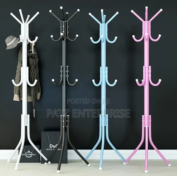 Metallic Coat Stand Hanger - 1
