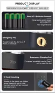 Smart Door Lock: WiFi, App, Biometric, Fingerprint, Password, Doorbell, Alarm - 3