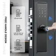 Smart Door Lock: WiFi, App, Biometric, Fingerprint, Password, Doorbell, Alarm - 5