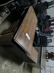 Premium Wooden Finish Manager Desk na Cable Management - 3