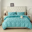 Pinch Pleat Pintuck Duvet Cover Set - 2