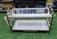 2-Tier Aluminum Dish Drying Rack na Drainer - 4