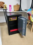 Electronic Security Safe Box with Key & Digital Keypad - 4