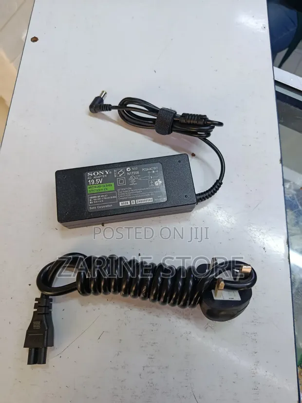 Sony TV Power Adapter 19.5V with Free Original Power Cable - 1