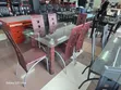 Set ya Jedwali la Kulia Mstatili Mpya (Inaketi 6) - 1