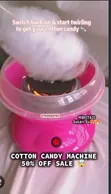 Mini Cotton Candy Machine ya Umeme - Pink - 1