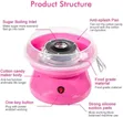 Mini Cotton Candy Machine ya Umeme - Pink - 2
