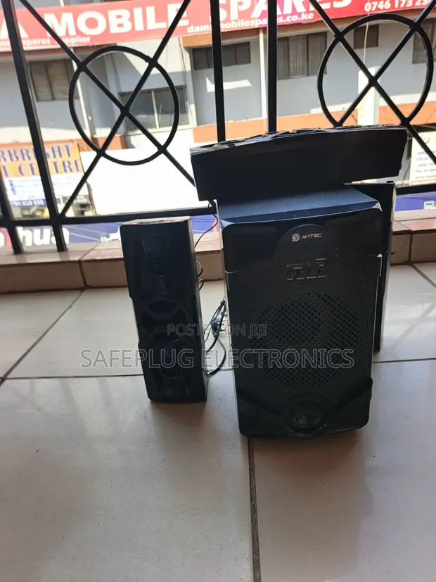Amtec 306 Speaker za Multimedia Zenye Nguvu na Bass Nzito - 1