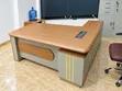 Modern Brown Office Desk - Executive Workstation - 1