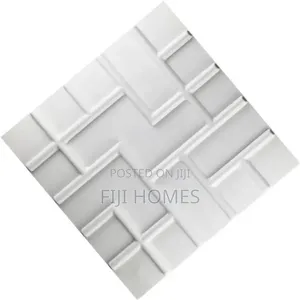 PVC 3D Textured Wall Panels - White