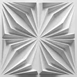 PVC 3D Textured Wall Panels - White - 2