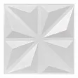PVC 3D Textured Wall Panels - White - 5