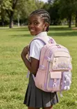 Bunny Kawaii School Backpack kwa Wasichana - 1