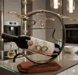 Gilded Crescent Wine Rack - 1