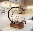 Gilded Crescent Wine Rack - 2