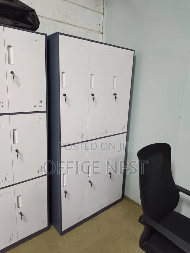 Boss Office Products 6-Door Steel Cabinet - 1