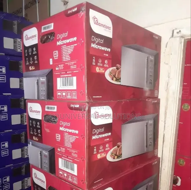 Ramtons RM/458 20L Microwave ya Digital ya Kioo, 700W - 1