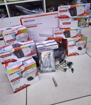 8 Full Color Hikvision 2-Way Audio CCTV Cameras