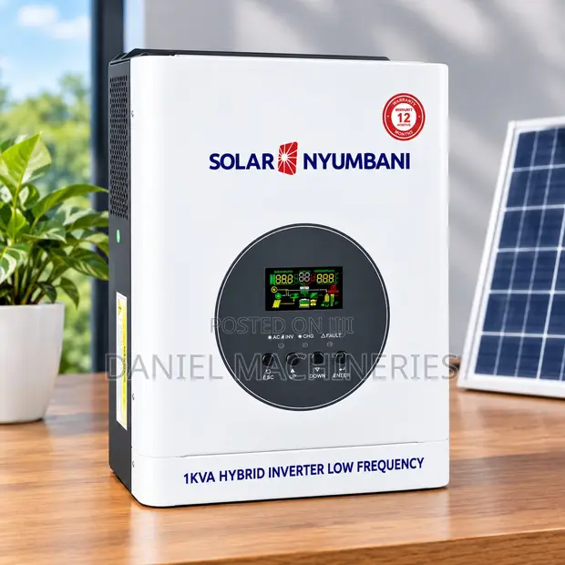 Solar Nyumbani PV15-105VDC Hybrid Inverter 1kVA 12V Low Frequency - 1