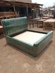 Kitanda Kizuri cha Chester cha Emerald Green 5x6 - 1