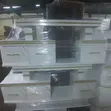Executive TV Stand na Marble Coating na Mwanga - 2