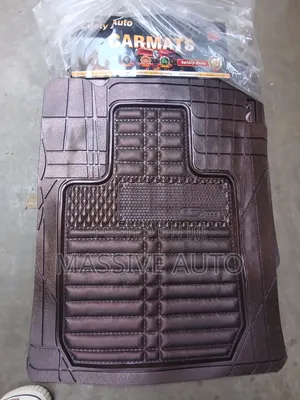 Vifuniko vya Sakafu vya Gari vya 3D vya Brown Chocolate 5-Piece