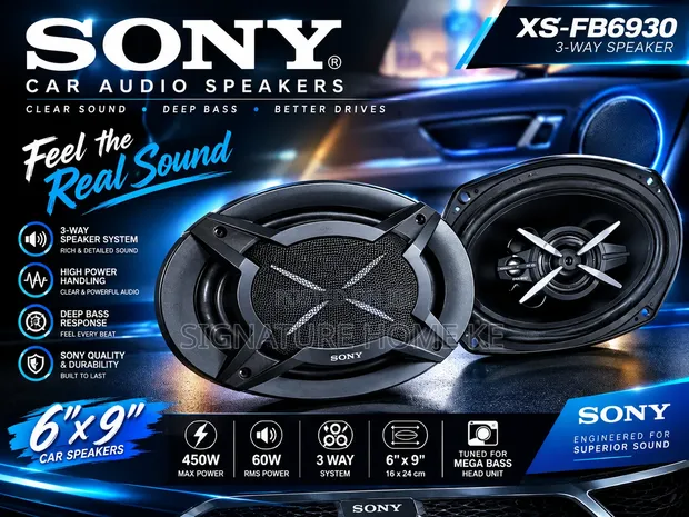 Sony Car Audio Speakers - Mpya Kabisa - 1