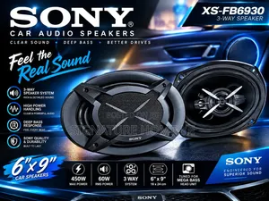 Sony Car Audio Speakers - Mpya Kabisa